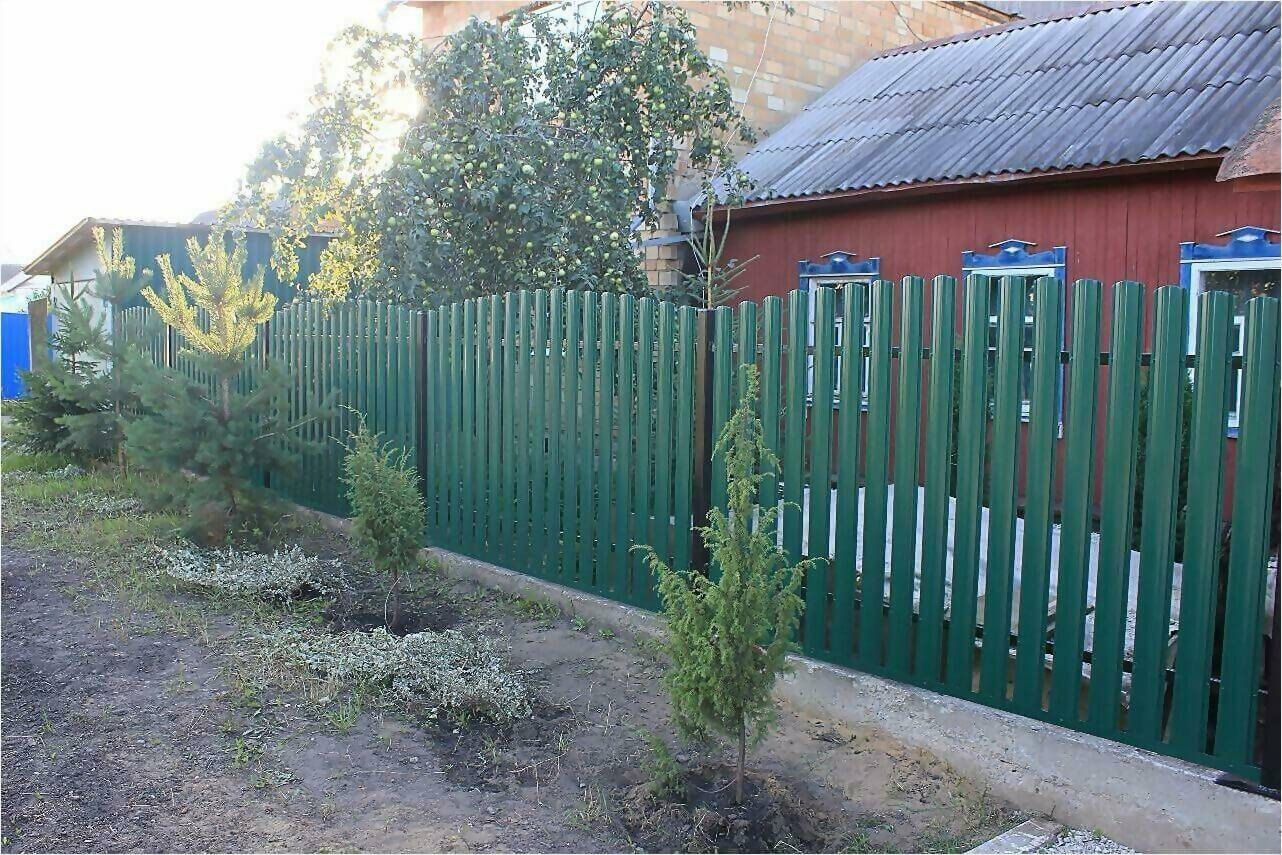 Забор из штакетника 60м фото1 в Ижевске