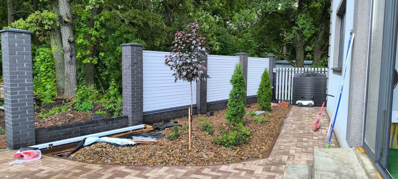 Забор-жалюзи из ламелей Хай-Тек 54м RAL9003 Белый фото 3 в Ижевске