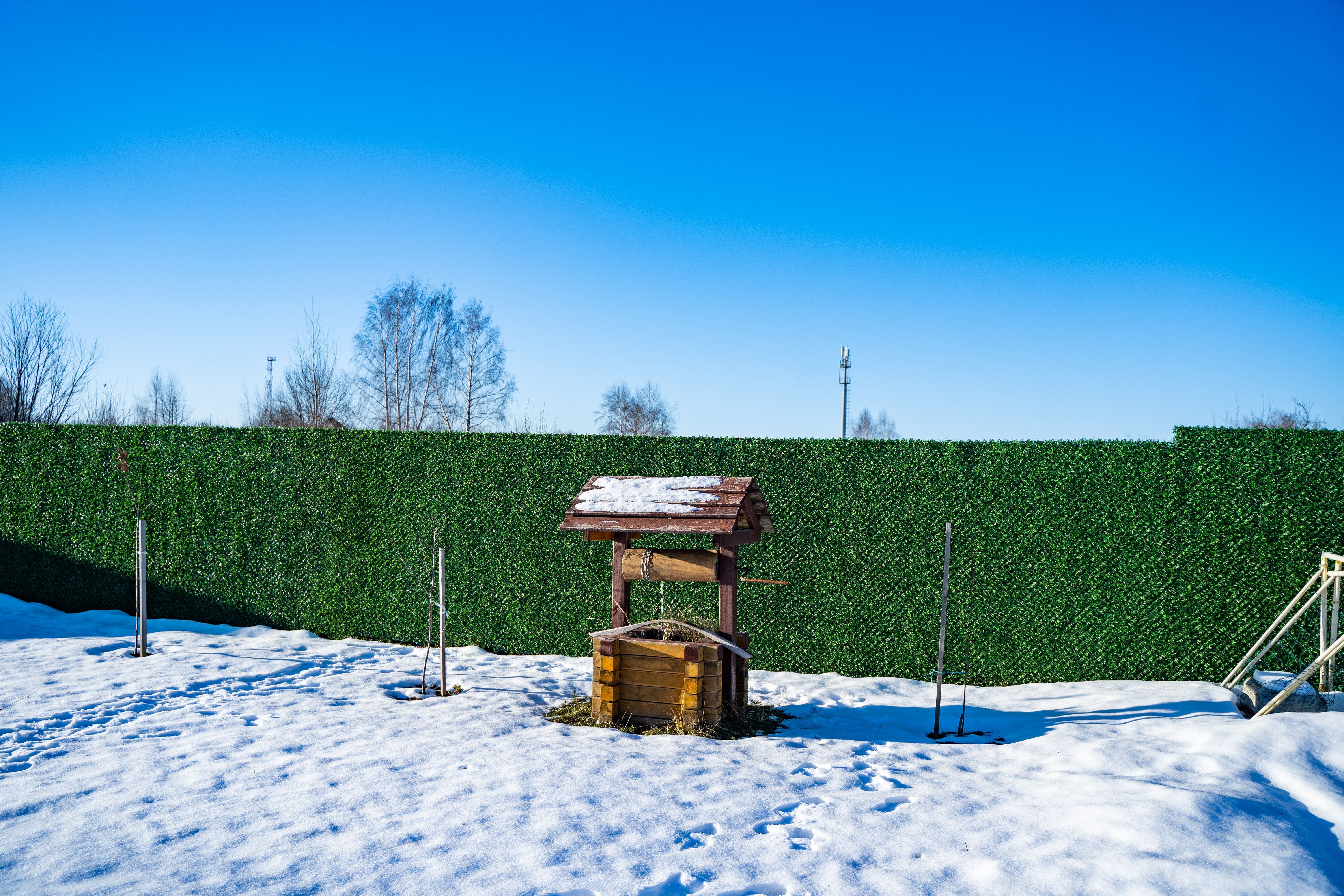 Вечнозеленый забор Grass Fence рулон 2м фото 3 в Ижевске
