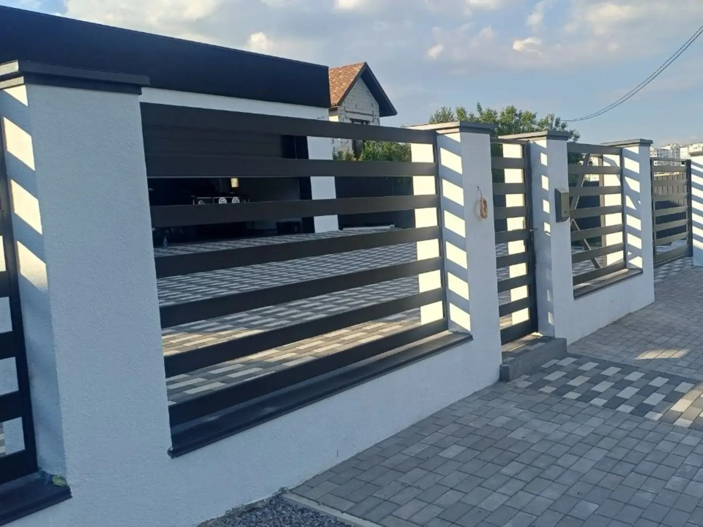 Забор-ранчо из металлопланкена 16м RAL9005 Черный МАТТЕ фото 4 в Ижевске
